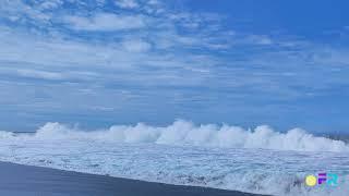 Massive waves at Zicatela beach