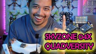 Skyzone sky04x v2 Quadversity - Better than Rapidfire on Digidapter? Interference test!