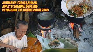 PERBURUAN SAMBAL GEPENG, KETEMU DI MBAH DOSO YANG SUDAH BERJUALAN SEJAK 1982