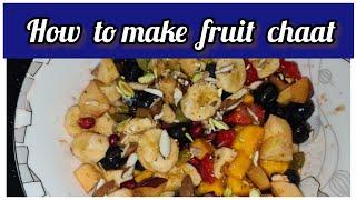 How To Make Fruit Chaat