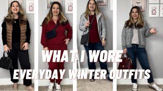 Everyday Casual Winter Outfits | What I Wore This Week | Realistic Winter Outfits | #ootd