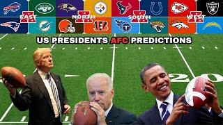 US Presidents Predict the AFC