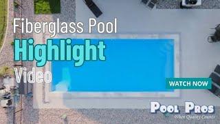 River Pools R36 Fiberglass Pool by Pool Pros