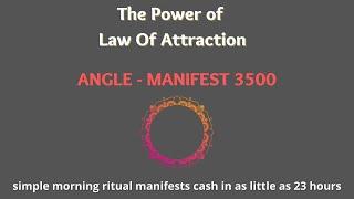 The Law of Attraction - Manifest Word