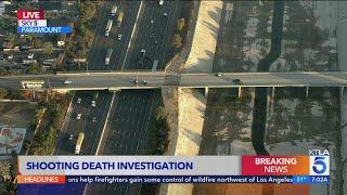 Shooting victim found dead in Los Angeles River