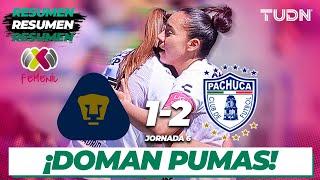 Resumen y goles | Pumas 1-2 Pachuca | Liga Mx Femenil - CL2024 J6 | TUDN