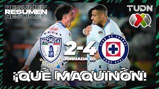 HIGHLIGHTS - Pachuca 2-4 Cruz Azul | Liga Mx -AP2024 - J10 | TUDN