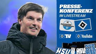 RE-LIVE: PRESSEKONFERENZ MIT MERLIN POLZIN I SC Paderborn vs. HSV I 24. Spieltag