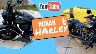 Why I chose the Indian Chief Dark Horse over the Harley Faboy S