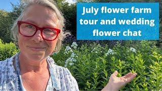 July flower farm tour + ideas for wedding flowers if you’re ordering from your local flower farmer x