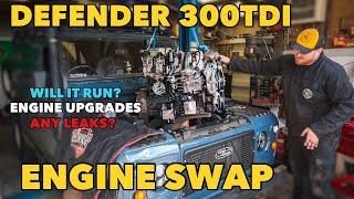 Defender Engine Swap - Land Rover 300tdi