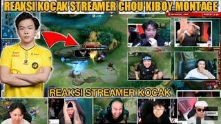 REAKSI STREAMER LIAT CHOU KIBOY FULL MONTAGE ONIC VS BLACKLIST - MSC 2023