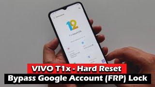 VIVO T1x - Hard Reset & Bypass Google Account (FRP) Lock