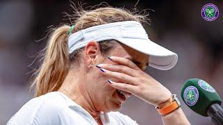 An emotional Donna Vekic making history | Quarter-final On-court Interview | Wimbledon 2024