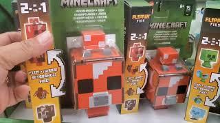 MINECRAFT TOYS ! BUILD A BUZZ AT WALMART!!