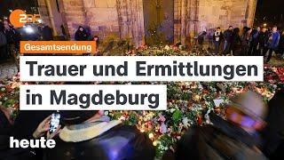 heute 19:00 Uhr vom 21.12.2024: Anschlag in Magdeburg, Sorge um Golanhöhen, Einigung bei VW