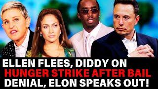 LIVE: Ellen Flees, Elon Takes Down Diddy & J-Lo, Diddy on Hunger Strike, Jada Smith's Controversy!