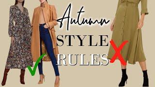 9 AUTUMN FALL Style Rules EVERY Elegant Woman follows | Classy Outfits