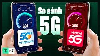 Đo 5G của VinaPhone và Viettel: Bên nào rẻ hơn? Bên nào nhanh hơn?