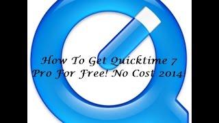 How To Download And Install Quicktime Player Pro 7 For Free | No Cost! *SEE DESCRIPTION*