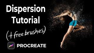 Dispersion Tutorial in Procreate (+free brushes)