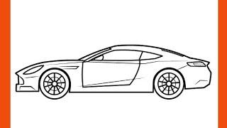 How To Draw Aston Martin DB11 2017 Car