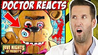 ER Doctor REACTS to Five Nights at Freddy's (FNAF) Movie Injuries