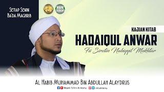  [live] Kajian Kitab " Hadaiqul Anwar " | Hb.Muhammad Bin Abdullah Alaydrus