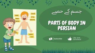 Persian Vocabulary: Learns Parts Of Body Names in Farsi #learnfarsiwithibrar #aoufarsisekhain