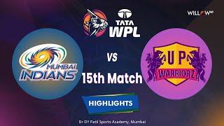 Highlights: 15th Match, Mumbai Indians Women vs UP Warriorz Women