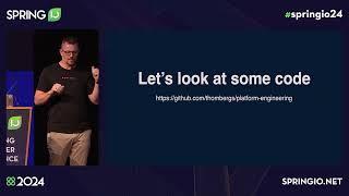 Platform Engineering with Spring Boot by Tom Hombergs @ Spring I/O 2024