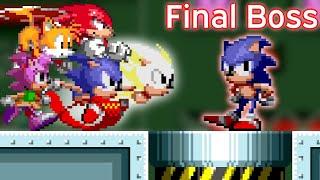 Can Sonic, Tails, Knuckles, Amy & Super Sonic BEAT THE FINAL SONIC BOSS? [Sonic 1 Forever mods]