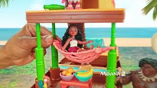 Disney Moana | NEW DISNEY'S MOANA 2™ ADVENTURE CANOE™ Playset | AD Mattel UK