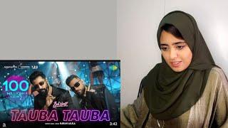 Reaction on 'Tauba Tauba' by Karan Aujla | #vickykaushal #triptidimri  | #taubatauba #karanaujla