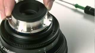 Carl Zeiss Lenses - Compact Prime CP.2  Instrucciones para cambiar la montura (Spanish)