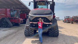 Case IH Steiger 715!!! Michelin Tires going on Magnums!