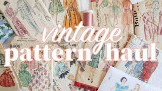 THE CUTEST VINTAGE PATTERNS! 🪡Come Antique Shopping with Me!