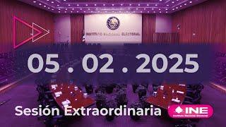 Sesión Extraordinaria del Consejo General (05/02/2025)