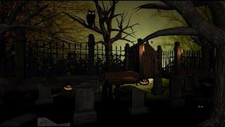 Halloween Ambience  Ghosts, Nature Sounds and Graveyard Ambience