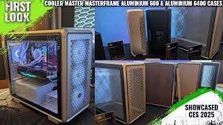 Cooler Master MasterFrame Aluminium 600 and Aluminium 400 Cases Showcased At CES 2024
