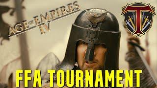 AOE4 Surprise FFA Tournament - RISE CHAMPIONS | Age of Empires 4 Multiplayer