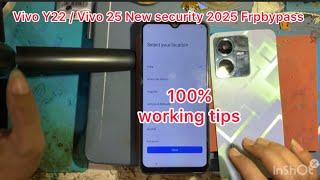 Vivo Y22 new security frpbypass 2025 / Vivo Y25 frpbypass 2025 #frpbypass #newfrpbypass #2025frp