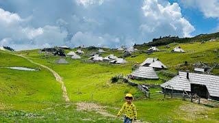 Beautiful Velika Planina,One of the best Destination in Slovenia