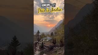 Europe नहीं this is INDIA #travel #india #views #incredibleindia #camping #ishansodhivlogs #shorts