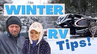 Winter RVing Tips (Stay Warm in your RV!) | Changing Lanes!