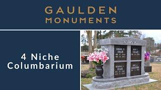 4 Niche Columbarium by Gaulden Monuments