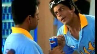 Pepsi Commercial with Shahrukh,Sachin, Rahul,Mohd Azharuddin, Ajay- Dressing room