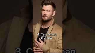 Top 10 Most Handsome Men in the World 2025 | Glamour World Hub #shorts #kimtaehyung #youtubeshorts
