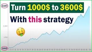 Turn 1000$ to 3600$ with this strategy  | HIGH WINRATE trading strategy 