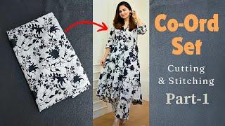 Co ord set design | co ords dress making | Co ord set cutting and stitching #part_1